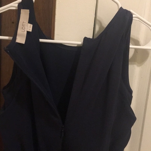 Loft Navy/Black Dress Size 0 - Picture 4 of 5